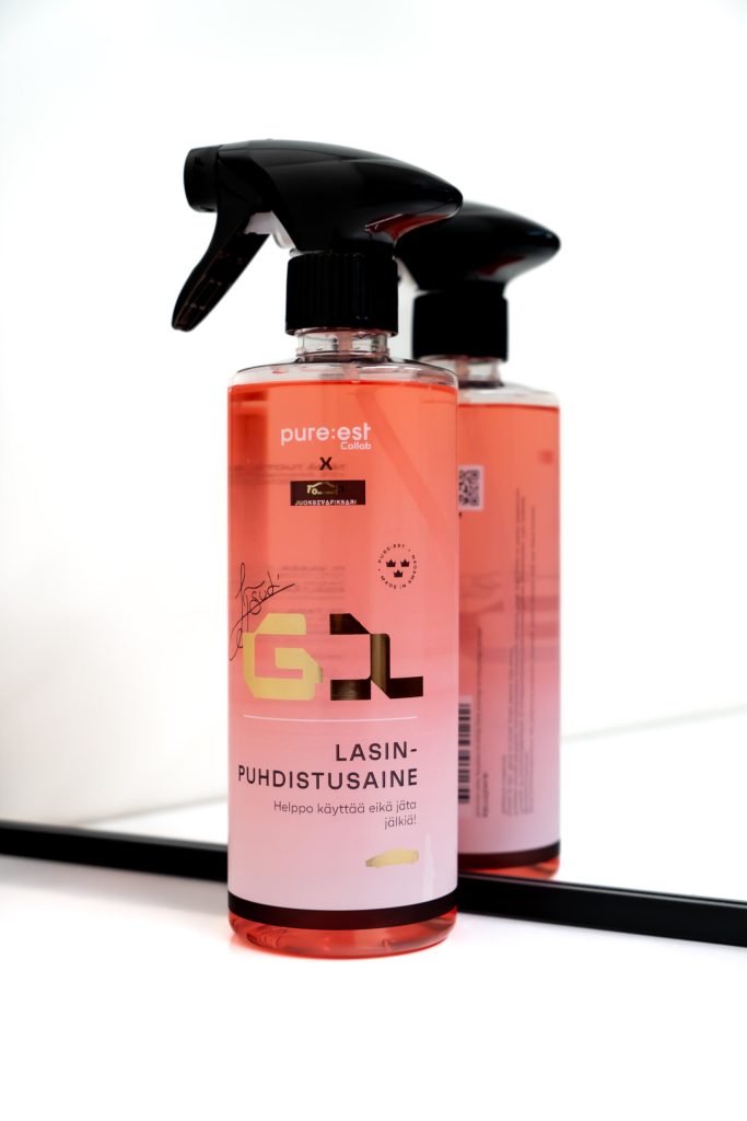 Mansikan tuoksuinen lasinpesuaine Manzikki 500ml