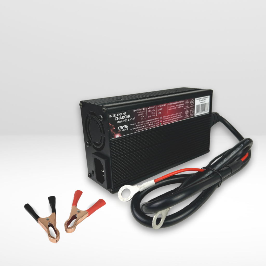 12A Intelligent Battery Charger - LiFePO4 / LTO / AGM - 14.6V Switching