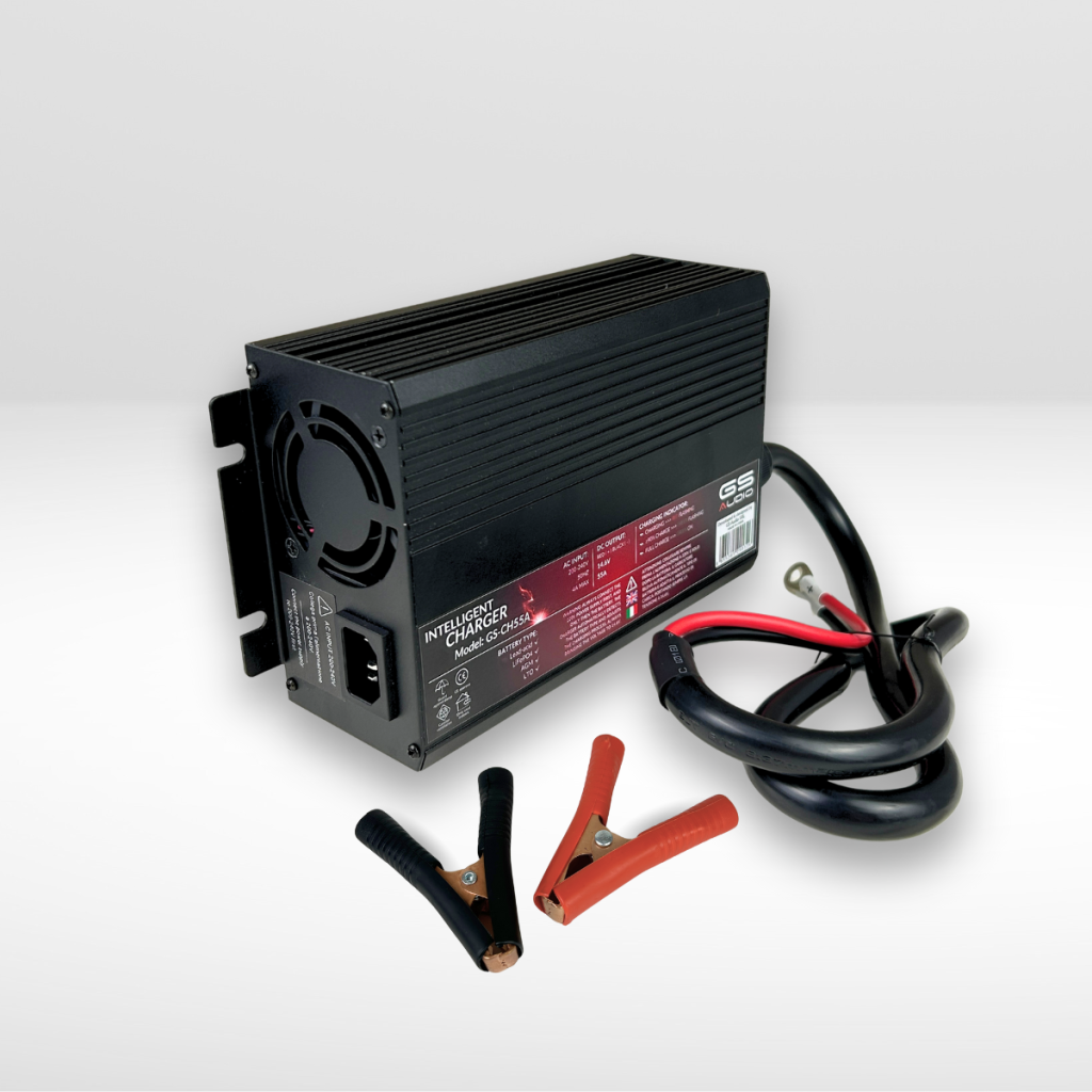 55A älylaturi – LiFePO4 / LTO / AGM – 14.4V – 12V järjestelmille