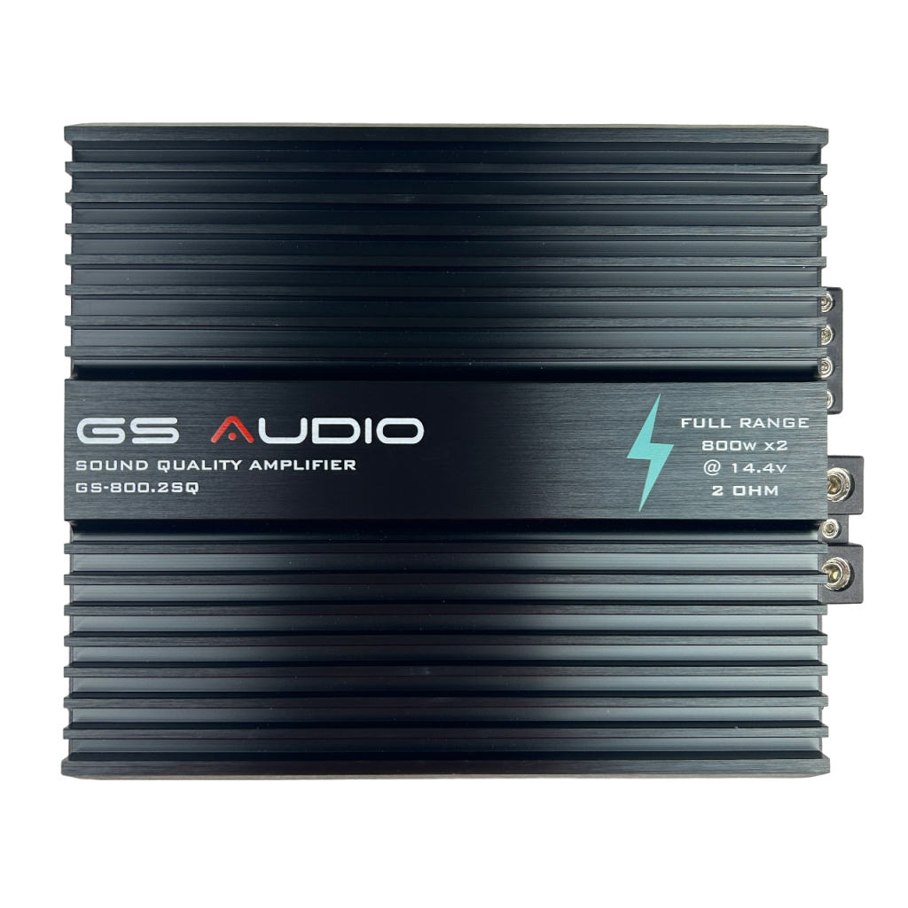 Gs Audio täyskaistavahvistin GS-800.2 – 2×800 W RMS – Class D