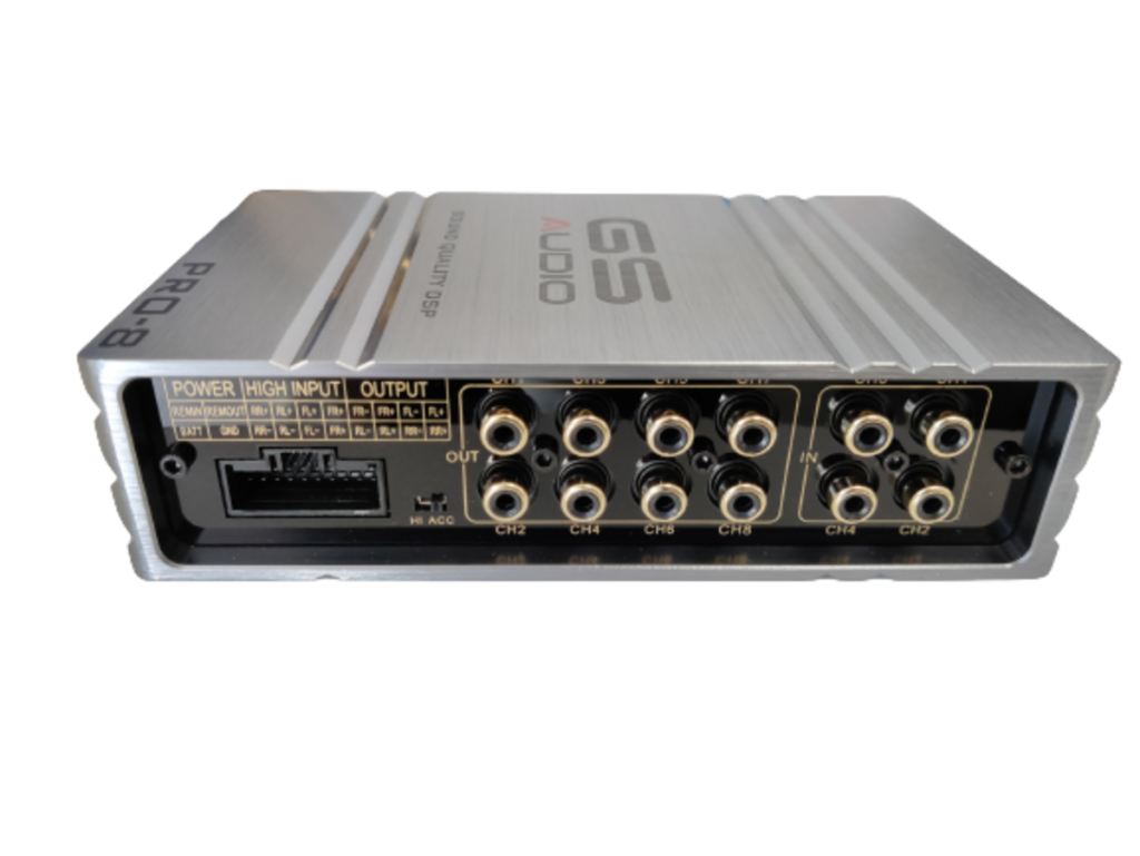 Gs Audio DSP-prosessori – 8 kanavaa – 32 bit – BT-sovelluksella
