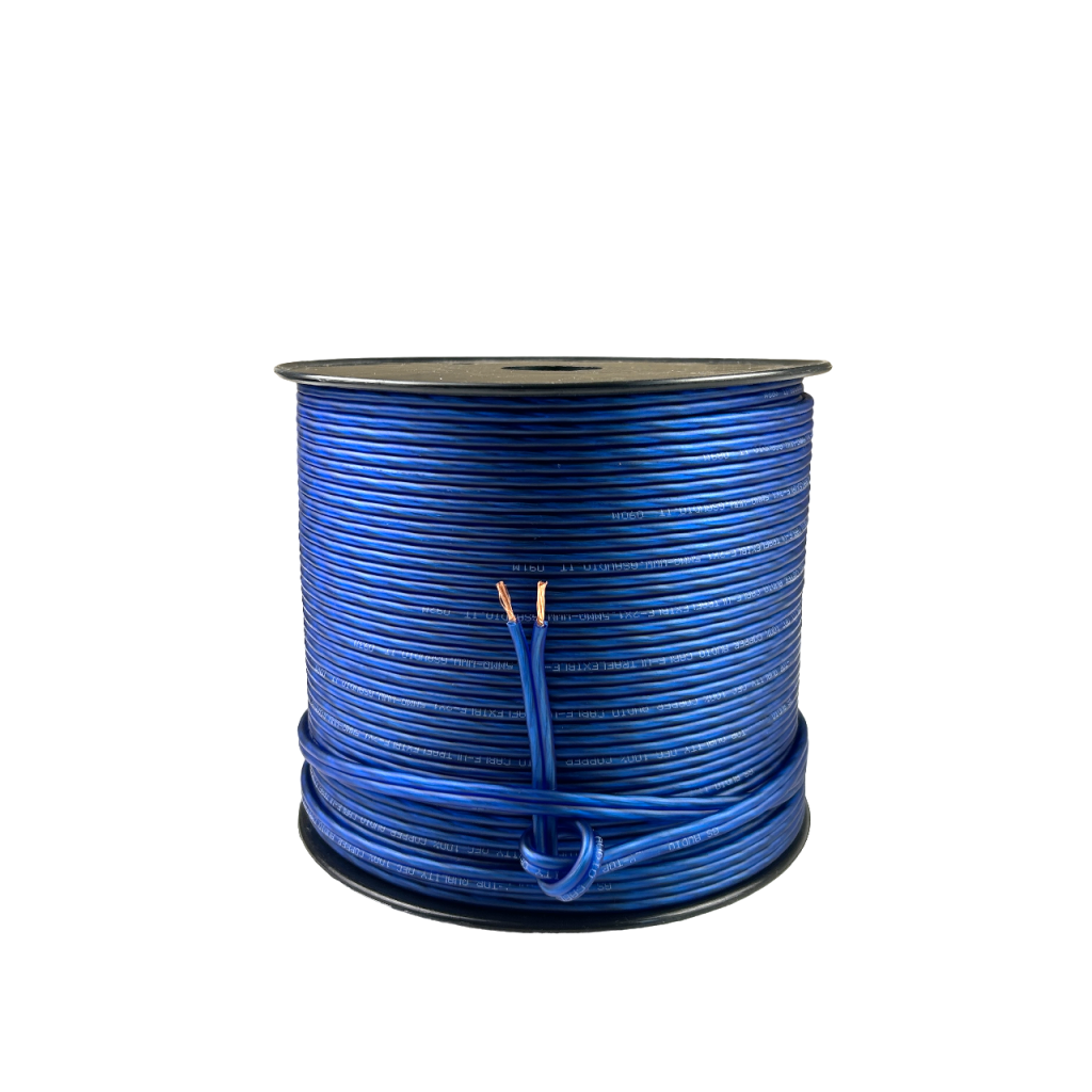OFC-kaapeli – 100 m – 2×1.5 mm² – 100 % kuparia (halkaisija 6×12 mm)