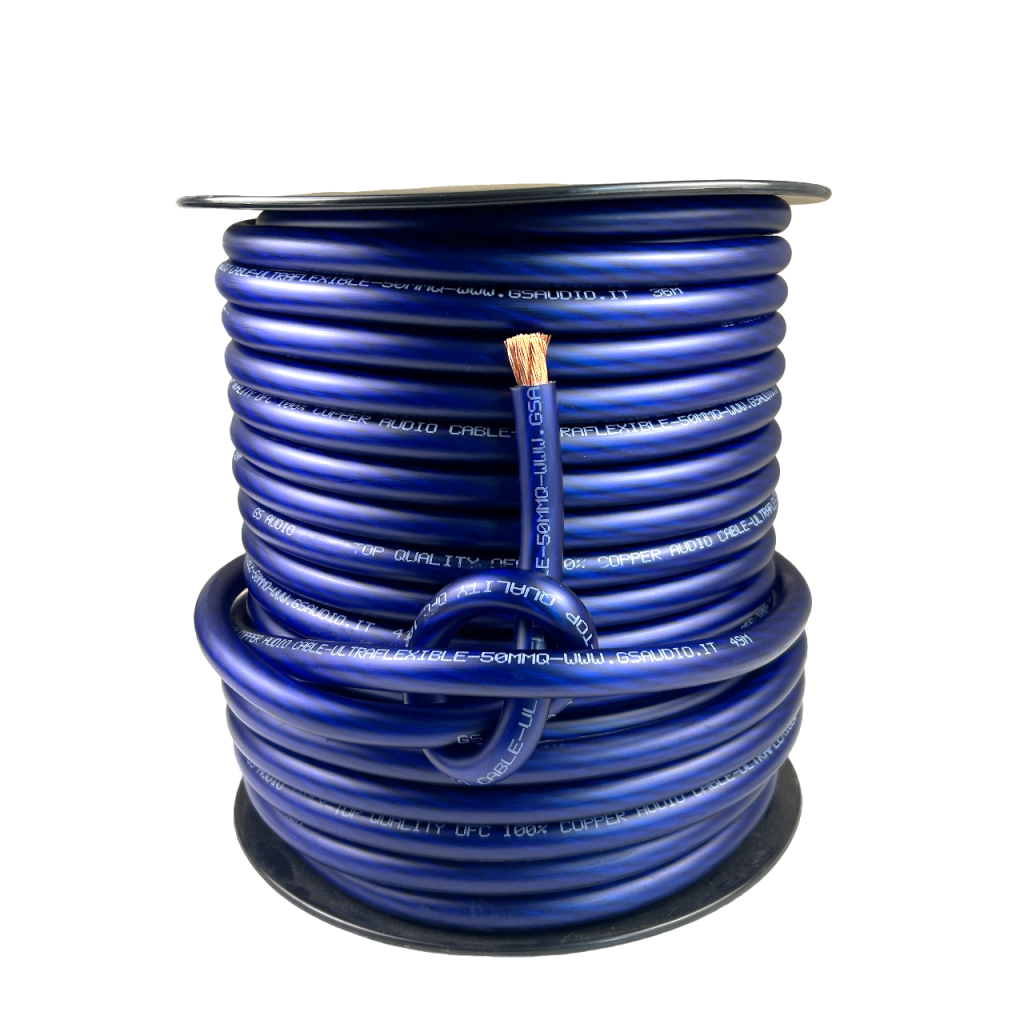 OFC-kaapeli – 50 m – 1×35 mm² – 100 % kuparia (halkaisija 12 mm)