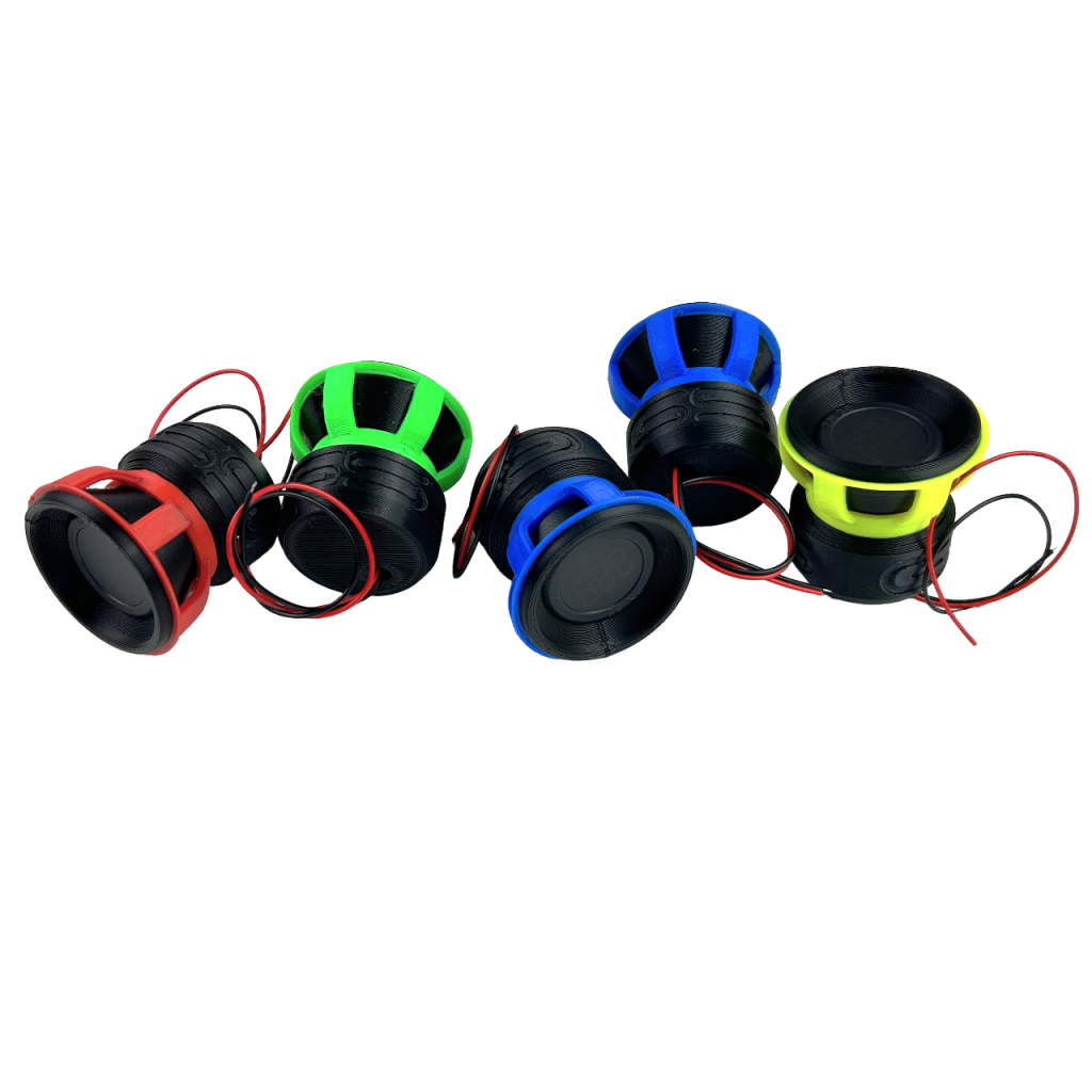 GS Audio subwoofer-gadget – sisäänrakennettu jännitemittari