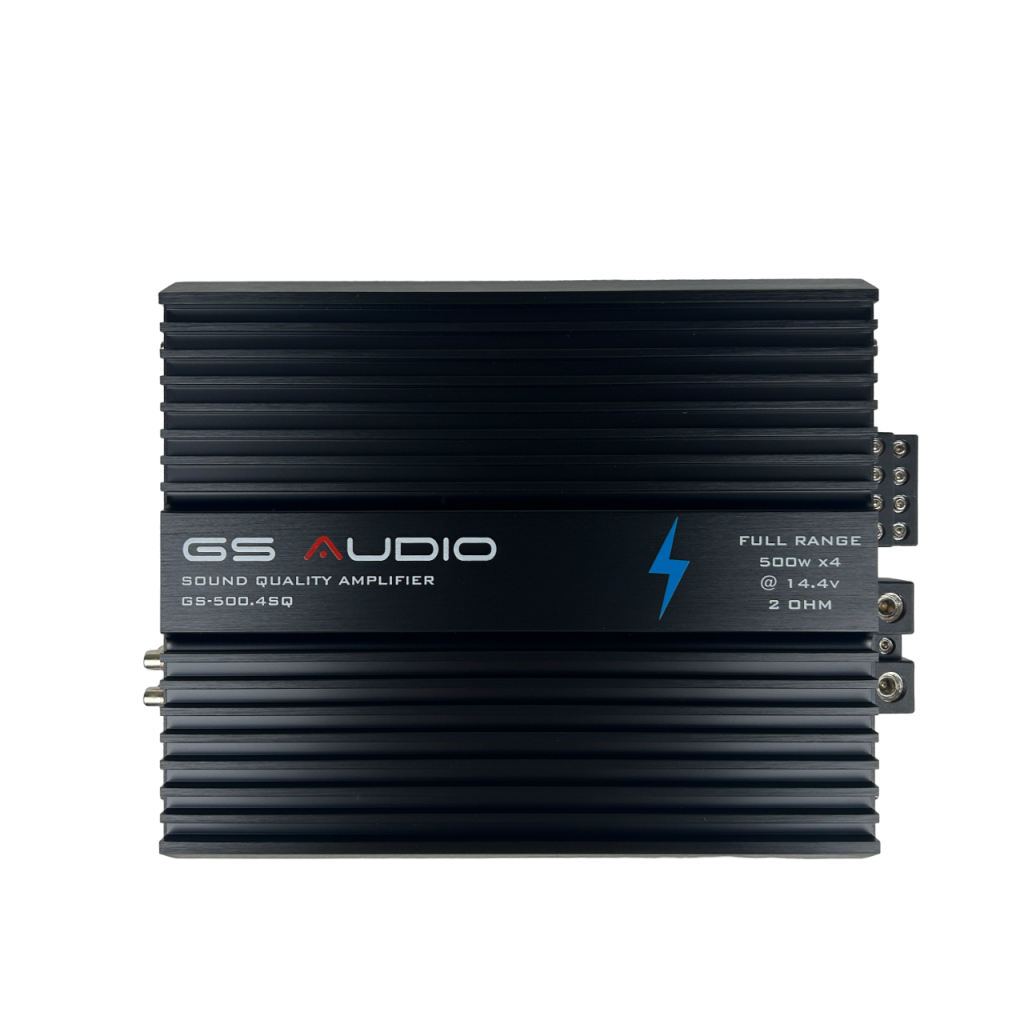 Gs Audio Full-Range -vahvistin GS-500.4 SQ – 4×500W – 4 kanavaa