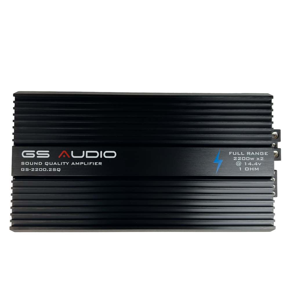 Gs Audio Full-Range -vahvistin GS-2200.2 SQ – 2×2200W – 2 kanavaa