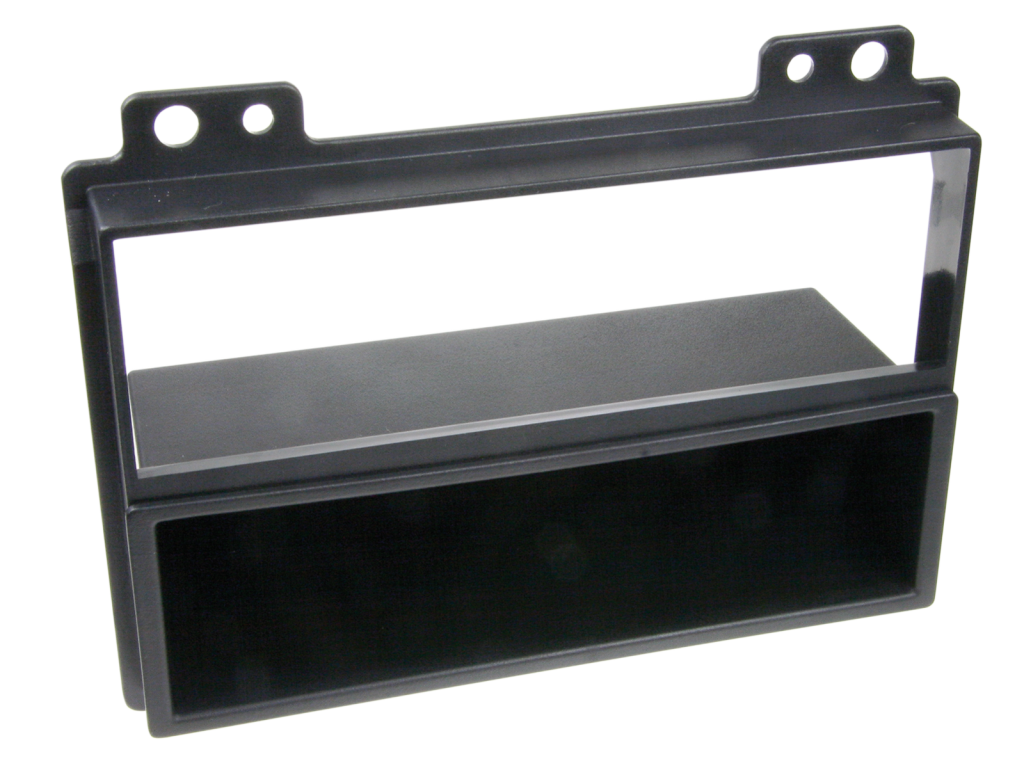 ACV 2-DIN facia plate with pocket Fiesta / Fusion 2005 black 100607