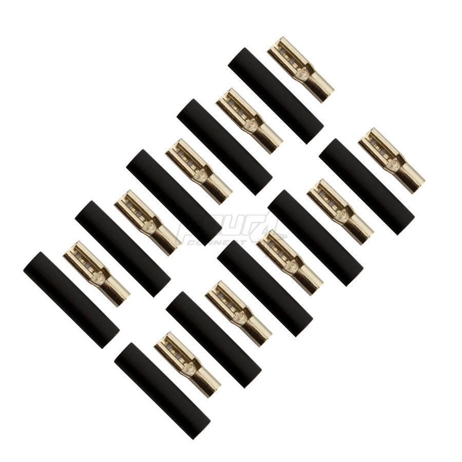 FOUR Connect 4-690732 lattaliitin 2.5mm2, 2.8mm, musta, 10kpl