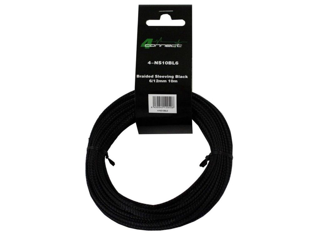 FOUR Connect 4-NS10BL6 nylonsukka musta 6/12mm 10m