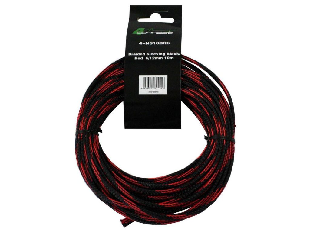 FOUR Connect 4-NS10BR6 nylonsukka punamusta 6/12mm 10m